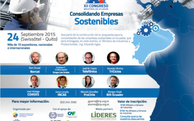 Federación de Cámaras de Industrias presenta el XII Congreso Industrial: consolidando empresas sostenibles en Ecuador