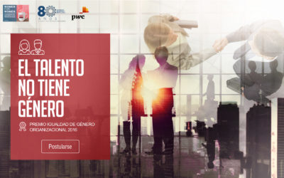 Reconoceremos la Igualdad de Género organizacional con el premio “El Talento no tiene Género”