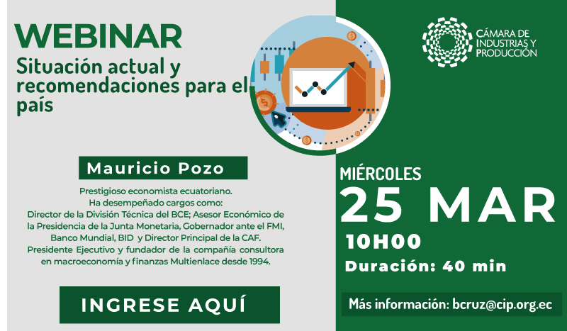 Webinar: situación actual y recomendaciones para el país