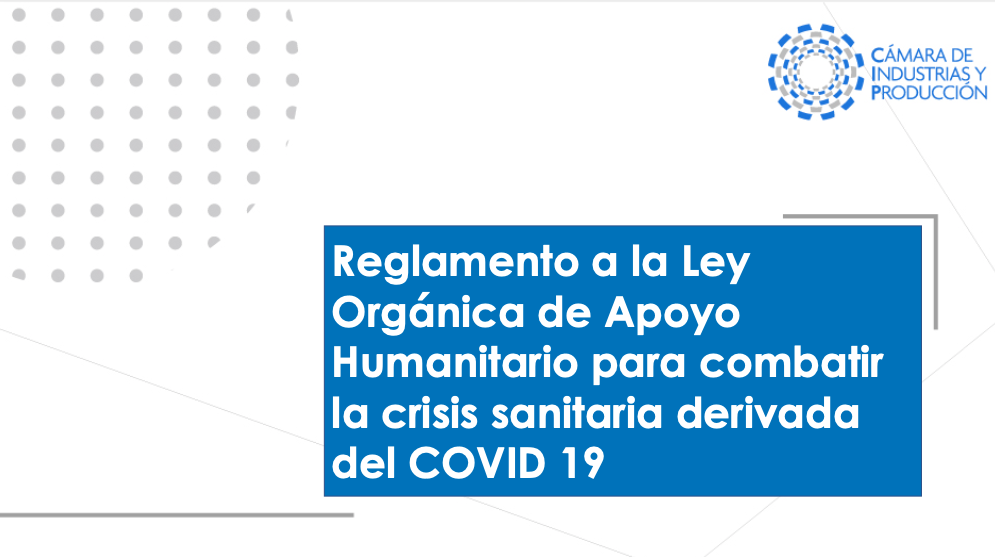 Reglamento de aplicación de la Ley de Apoyo Humanitario